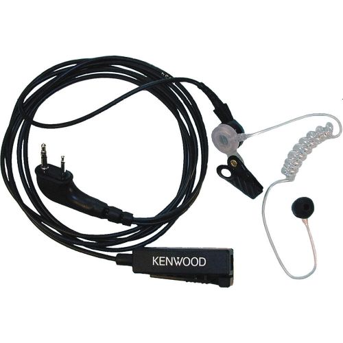 Kenwood Two-Wire Palm Mic with Earphone, Black